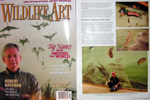 Wildlife Art Magazine Featuring Susan and One of Her Many Bass Pro Shops Murals